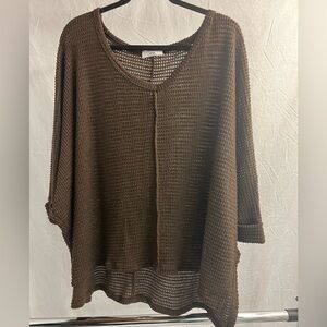 Brown sweater